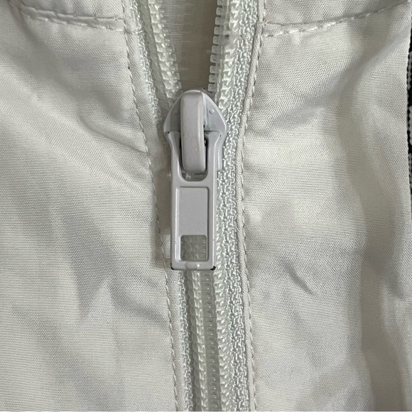 Men’s Zine Sprint Windbreaker Jacket Black White Colorblock Hooded Size Small - Picture 3 of 12